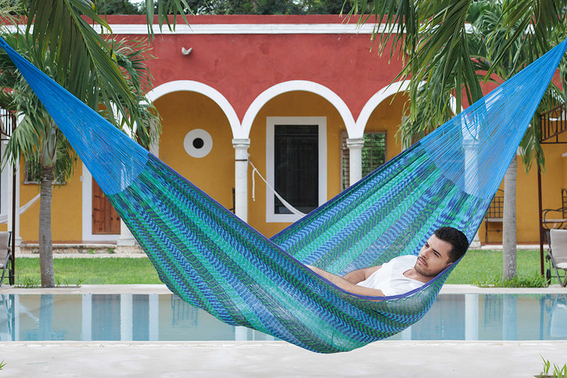 Jumbo Size Cotton Hammock in Caribe