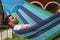 Queen Size Cotton Hammock in Oceanica