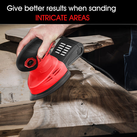 Traderight 200W Electric Sander 10 Sandpapers Only