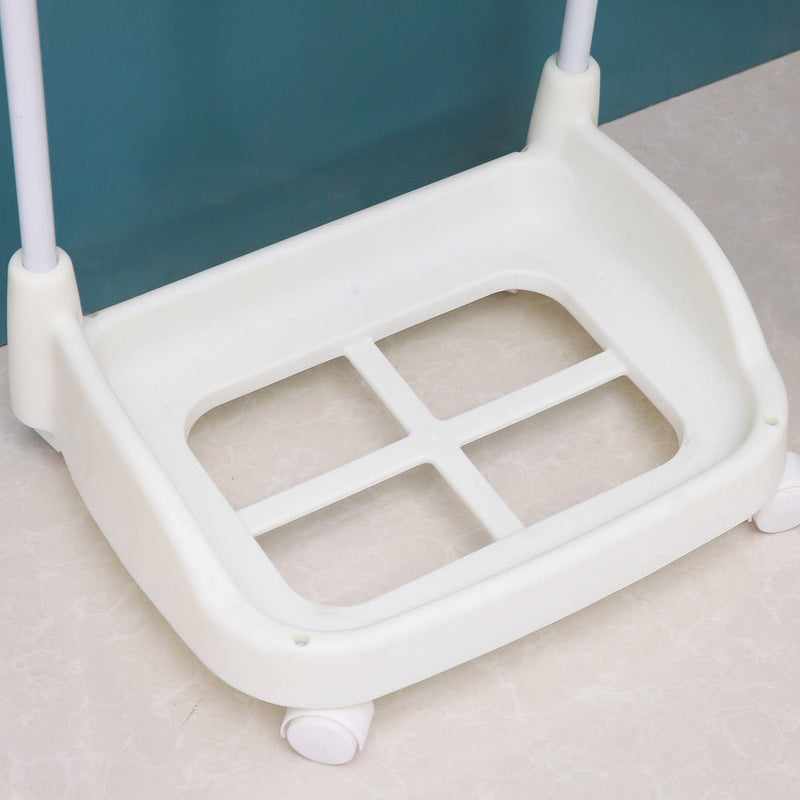 3 Tier Bathroom Laundry Clothes Baskets Bin Hamper Mobile Rack Removable Shelf