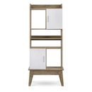 Display Shelves stand Cabinet Oak