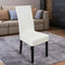 4x Stretch Elastic Chair Covers Dining Room Wedding Banquet Washable White