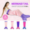 Soft Flannel Mermaid Tail Blanket Fish Bag Fleece snuggle-in Bed Costume Kid