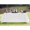 4x Tablecloth Wedding Tablecloth Rectangle Square Event Fitted Table Cloth White