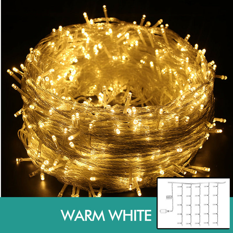 Christmas LED String Fairy Lights Net Mesh Outdoor Decor Xmas Wedding Home Party