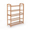 Levede 5 Tiers Bamboo Shoe Rack Storage Organizer Wooden Shelf Stand Shelves