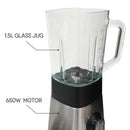 650W 1.5L Juicer Blender Electric Mixer Fruit Vegetable Food Processor Kitchen