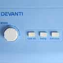 Devanti Portable Air Cooler and Humidifier Conditioner - White & Blue