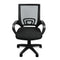 2 x Ergonomic Mesh Computer Home Office Desk Midback Task Black Adjustable Chair