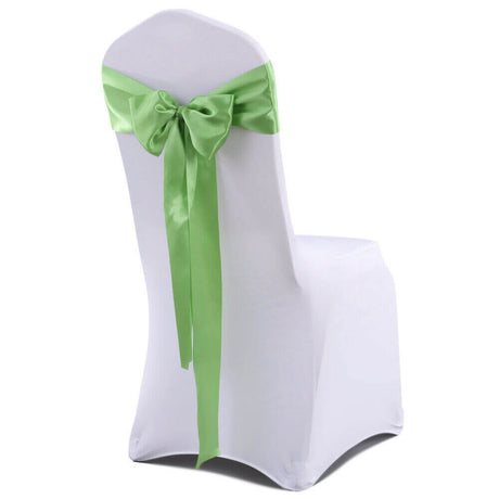 50x Satin Chair Sashes Cloth Cover Wedding Party Event Decoration Table Runner