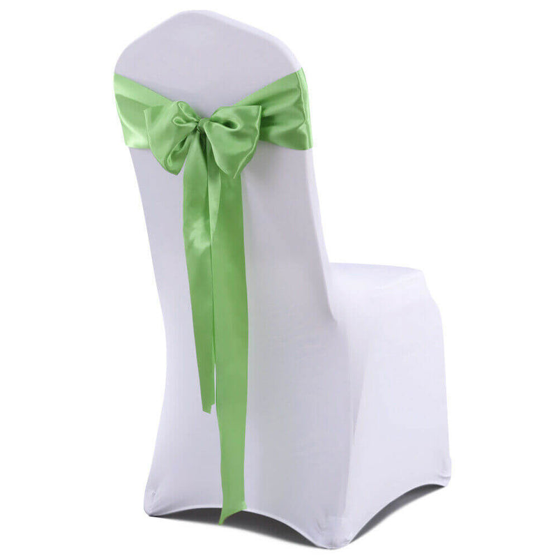 50x Satin Chair Sashes Cloth Cover Wedding Party Event Decoration Table Runner