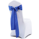 50x Satin Chair Sashes Cloth Cover Wedding Party Event Decoration Table Runner