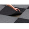 20x Carpet Tiles Commercial Grade Domestic Home Office Flooring 50x50cm Black