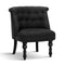 Artiss Fabric Occasional Accent Chair - Black