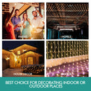 Christmas LED String Fairy Lights Net Mesh Outdoor Decor Xmas Wedding Home Party