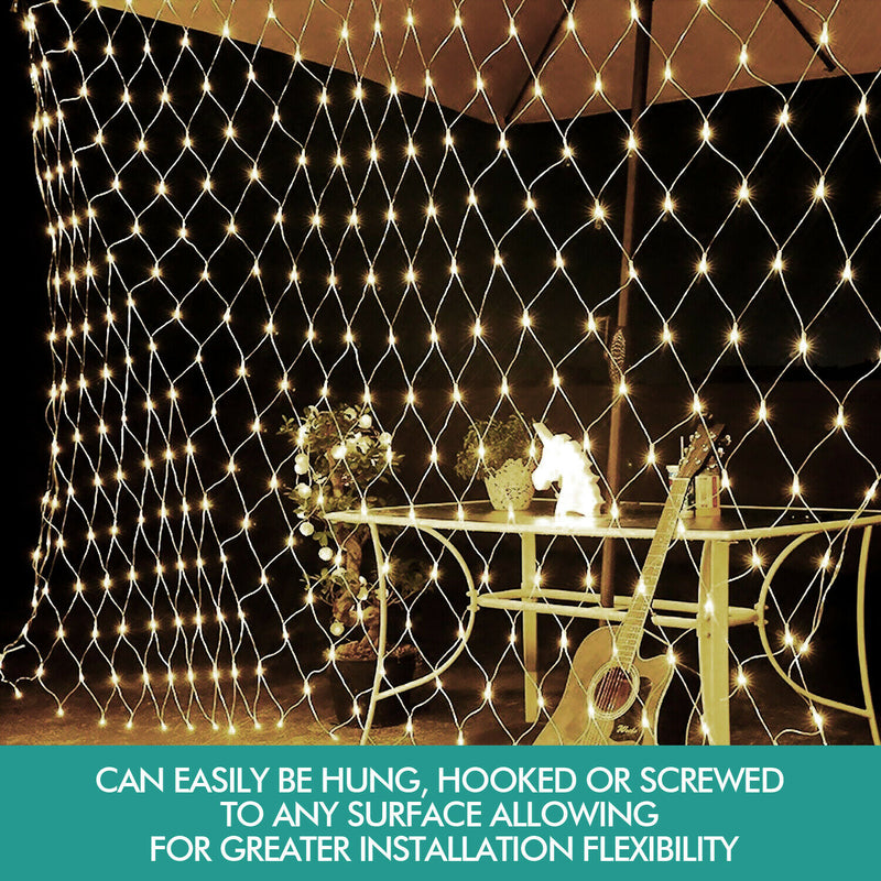 Christmas LED String Fairy Lights Net Mesh Outdoor Decor Xmas Wedding Home Party