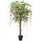 Pink Flowering Artificial Wisteria 180cm