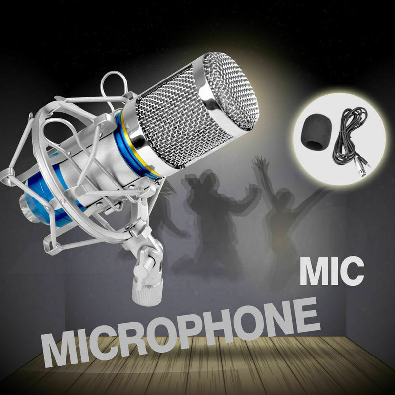 Karaoke Condenser Studio Dynamic Microphone Speaker Handheld KTV Q9 Player