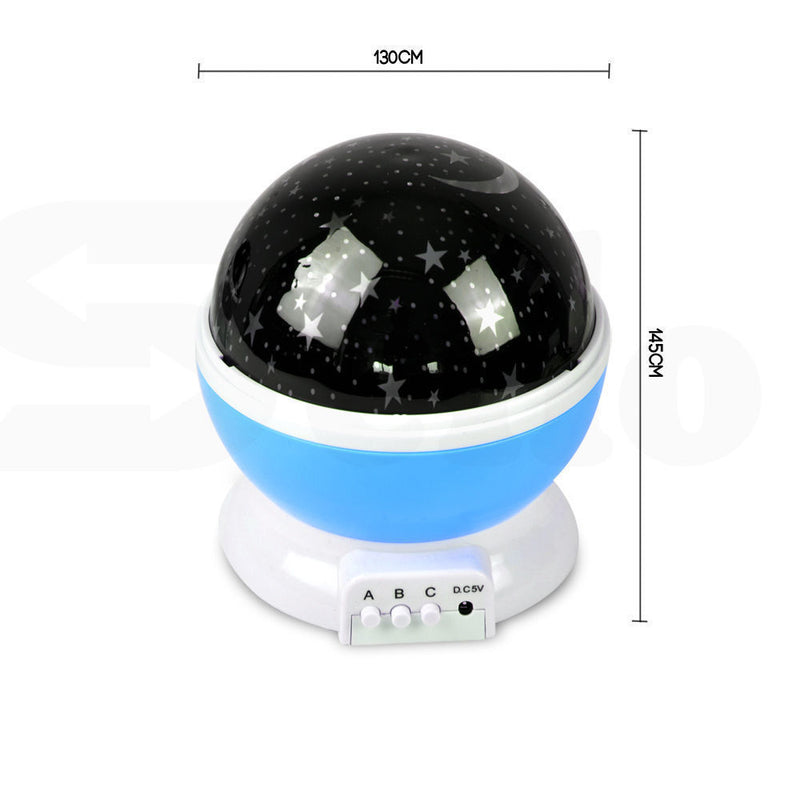LED Night Star Sky Projector Light Lamp Rotating Starry Baby Room Kids Gift