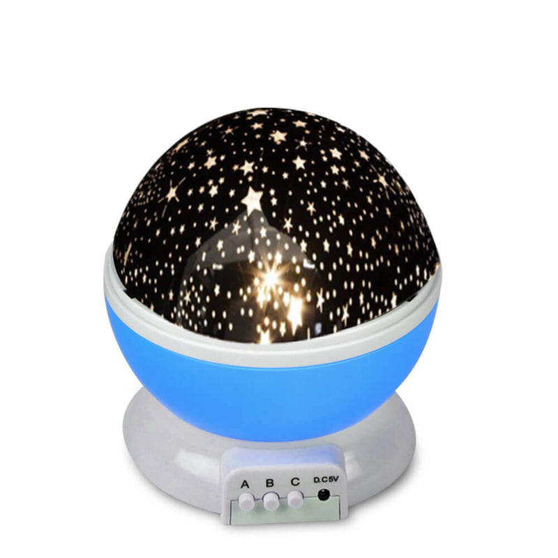 LED Night Star Sky Projector Light Lamp Rotating Starry Baby Room Kids Gift