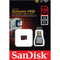 Sandisk Extreme Pro micro SDXC UHS-II 128GB Class 10 up to 275mb/s,with microSD to USB 3.0 adaptor  SDSQXPJ-128G