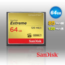 SanDisk 64GB Extreme CompactFlash Card with (write) 85MB/s and (Read)120MB/s - SDCFXSB-64G