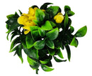 Flowering Yellow Rose Stem UV Resistant 30cm