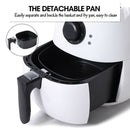 SPECTOR 4L Air Fryer Healthy Cooker Low Oil Rapid Deep Frying Kitchen Oven White