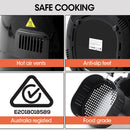 SPECTOR 1800W 7L Air Fryer Healthy Cooker Low Fat Oil Free Kitchen Oven in Black