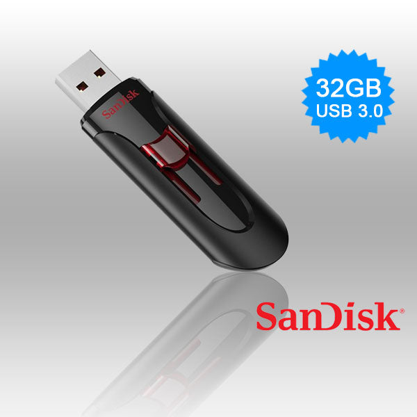 SANDISK SDCZ600-032G 32GB CZ600 CRUZER GLIDE USB 3.0 VERSION