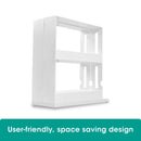 Rack Storage Slide Cabinet Organiser Pantry Kitchen Shelf Spice Jars Can Holder