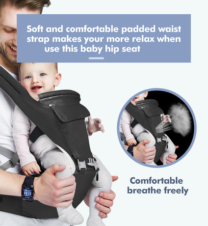 Ergonomic Baby Seat Carrier Hip Wrap Backpack Waist Sling Infant Adjustable Hold