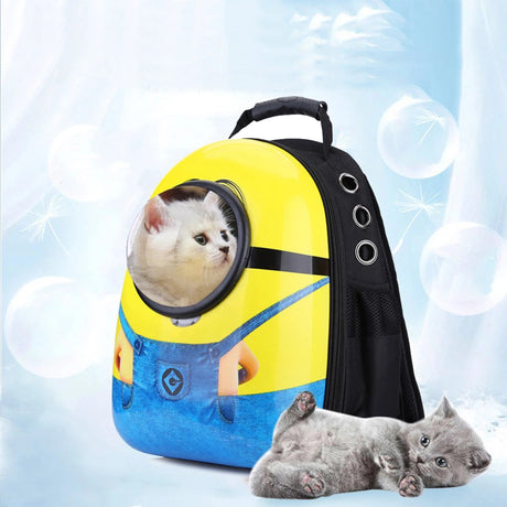 Pet Cat Carrier Bag Backpack Astronaut Space Capsule Puppy Travel Crate Cage