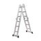Multi Purpose Ladder 3.6M Aluminium Folding Platform Household Office Extension