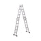 Multi Purpose Ladder 5.7M Aluminium Folding Platform Household Office Extension