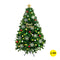 Christmas Tree Kit Xmas Decorations Colorful Plastic Ball Baubles with LED Light 2.4M Type2
