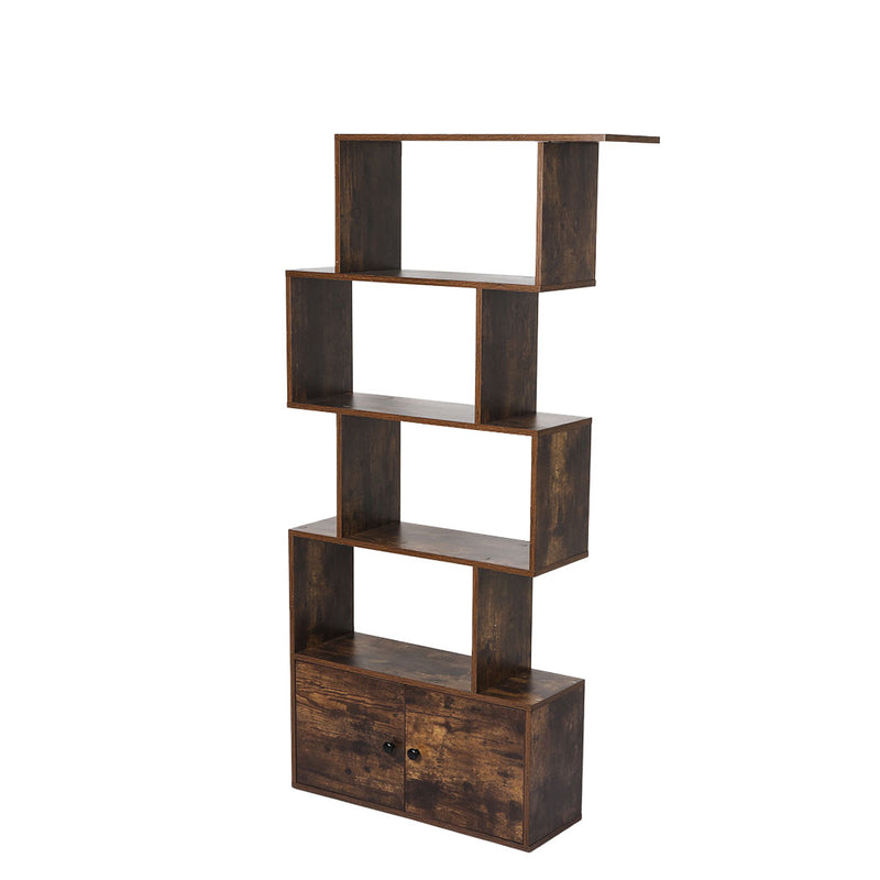 Levede 5-Tier Display Shelf Cabinet Storage Bookshelf Bookcase Ladder Stand