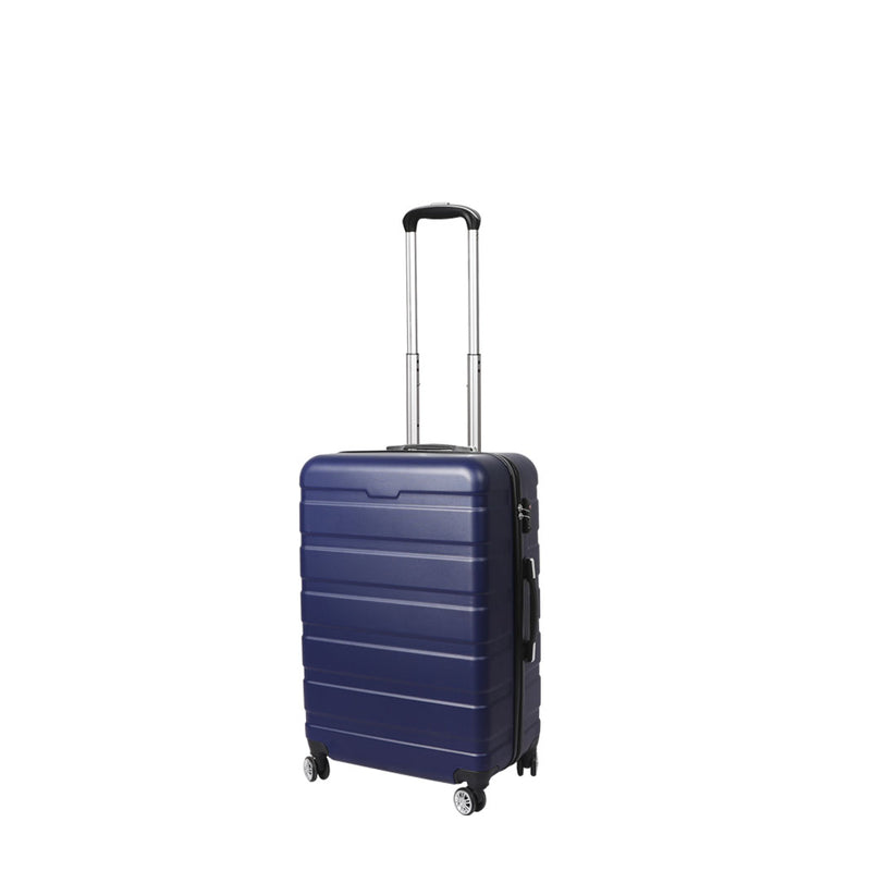 Slimbridge 20" Luggage Suitcase Trolley Travel Packing Lock Hard Shell Navy