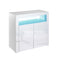 Levede Buffet Sideboard Storage Cabinet Modern High Gloss Furniture LED White