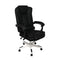 Gaming Chair Office Computer Seat Racing PU Leather Executive Racer Recliner Black without footrest