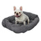 PaWz Pet Bed 2 Way Use Dog Cat Soft Warm Calming Mat Sleeping Kennel Sofa Grey M