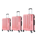 Slimbridge 20"24"28" 3PCS Luggage Set Suitcase Lock Travel Carry Bag Trolley TSA