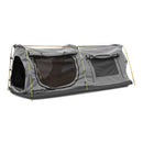 Mountview Double King Swag Camping Swags Canvas Dome Tent Hiking Mattress Grey