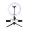 LED Ring Light with Tripod Stand Phone Holder Dimmable Studio Photo Makeup Lamp Type2
