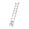 2.6M Telescopic Aluminium Ladder Safety Hooks Extension Extendable Compact Xmas