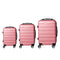 Slimbridge Luggage Suitcase Trolley 3Pcs set 20 24 28 Travel Packing Rose Gold