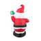 Santaco Inflatable Christmas Decor Waving Santa 1.35M LED Lights Xmas Party
