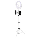 12'' LED Ring Light with Tripod Stand Phone Holder Dimmable Selfie Studio Lamp White