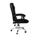 Gaming Chair Office Computer Seat Racing PU Leather Executive Racer Recliner Black without footrest