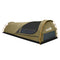 Mountview King Single Swag Camping Swags Canvas Dome Tent Hiking Mattress Khaki